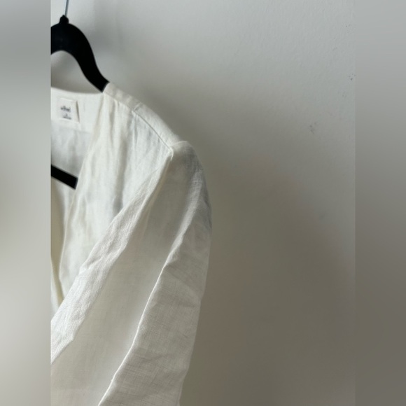Aritzia Wilfred linen white mini dress - Picture 8 of 12